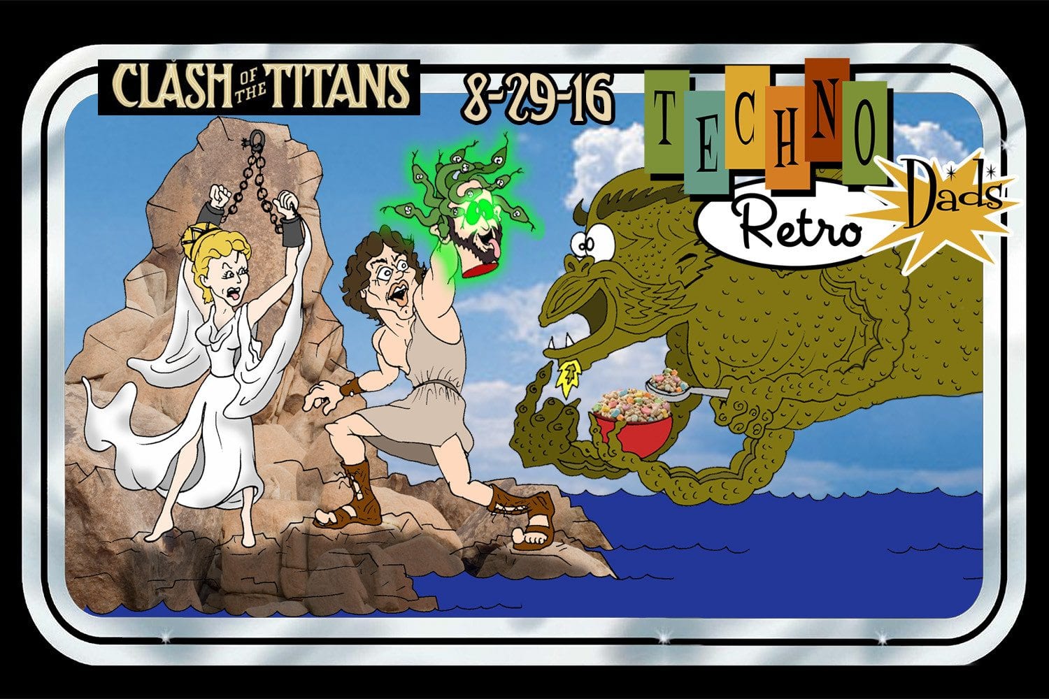 TechnoRetro Dads: Percy vs the Kraken in Clash of the Titans