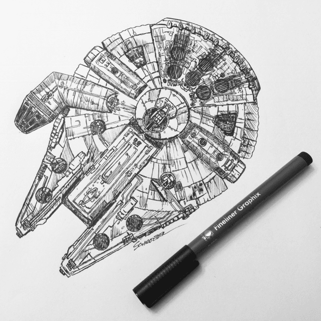 Inktober In The Star Wars Universe