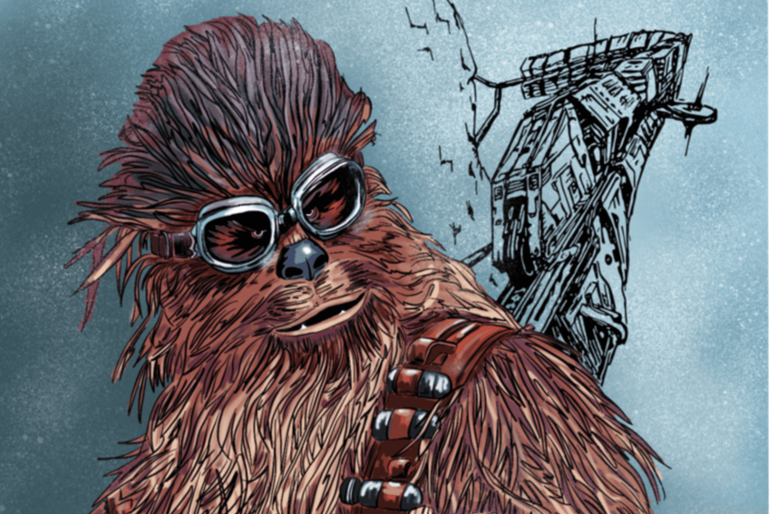 Retrozap Artist Series: Chewie with Goggles - RetroZap!