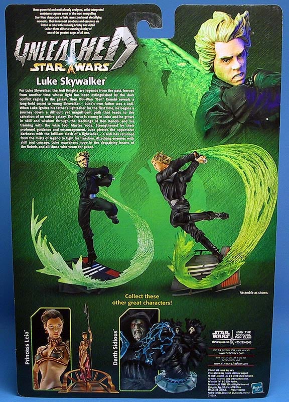 luke skywalker unleashed figure